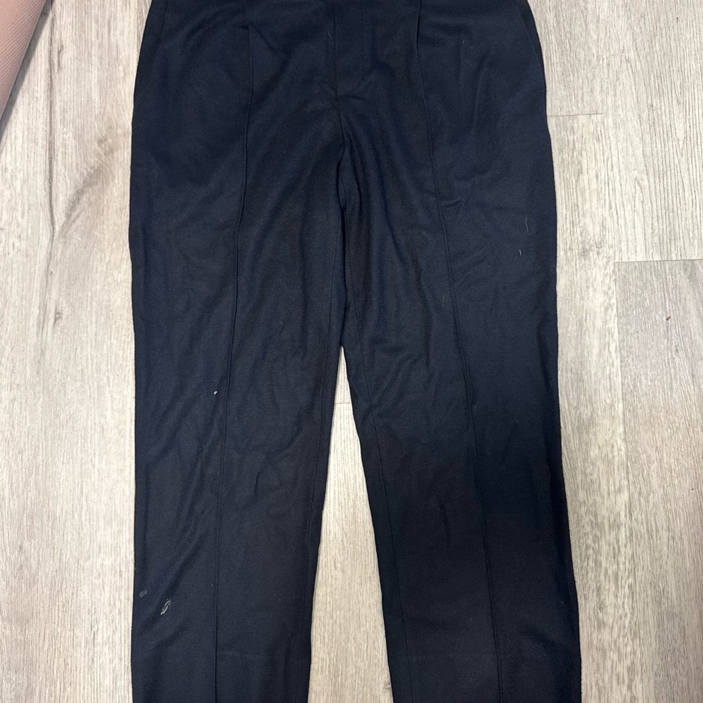Vince Black Trousers ankle Straight-Leg